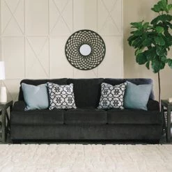 Ashley Living Room Charenton Charcoal Sofa