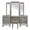 Home Elegance Bedroom Tamsin Champagne Gray Right Side Facing Vanity Unit