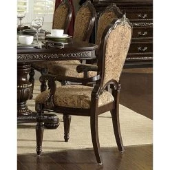 Home Elegance Russian Hill Cherry Arm Chair