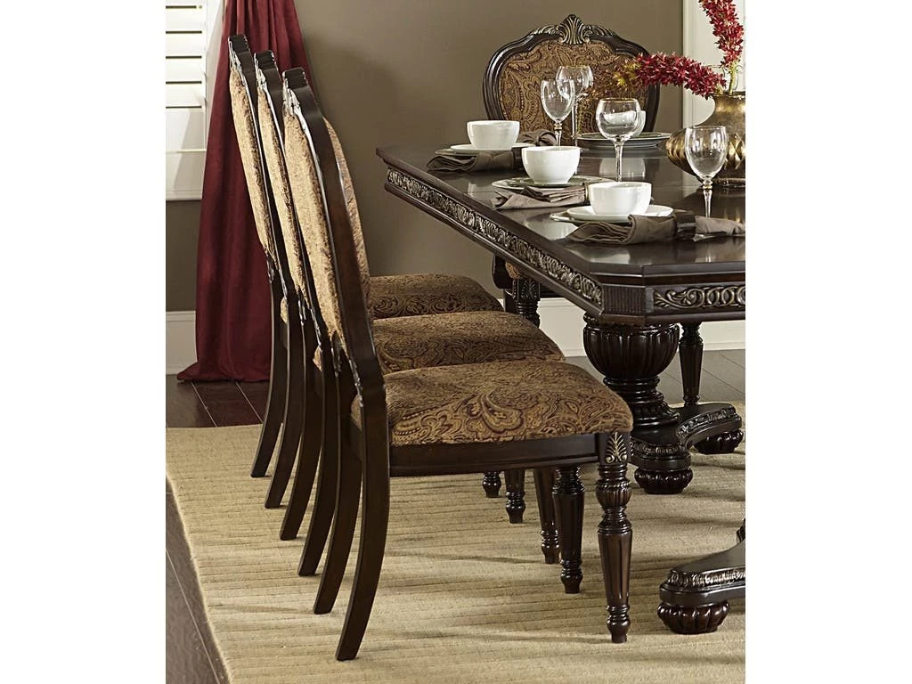 Home Elegance Russian Hill Cherry Side Chair Dining Room 1 Home Elegance Russian Hill Cherry Side Chair Dining Room