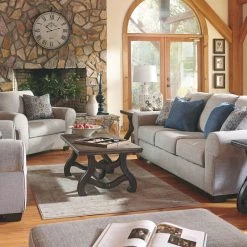 Ashley Living Room Belcampo Sofa Loveseat & Chair And A Half