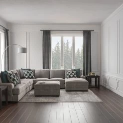 Ashley Bardarson Silver 5-Piece Sectional