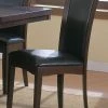 Home Elegance Daisy Dark Brown Parson Chair