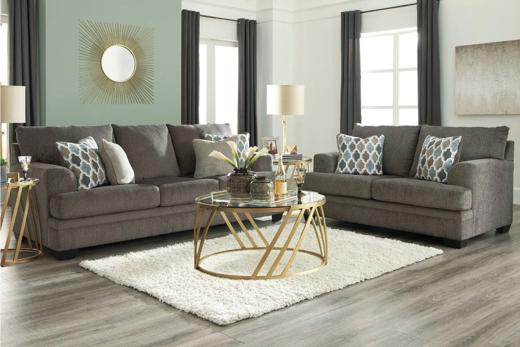 Ashley Living Room Dorsten Slate Sofa Loveseat & Chair 1 Ashley Living Room Dorsten Slate Sofa Loveseat & Chair
