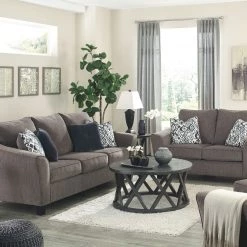 Ashley Nemoli Slate Sofa Loveseat & Chair Living Room