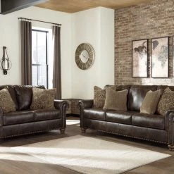 Ashley Nicorvo Coffee Sofa And Loveseat Living Room