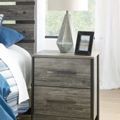 Ashley Cazenfeld Two Drawer Night Stand