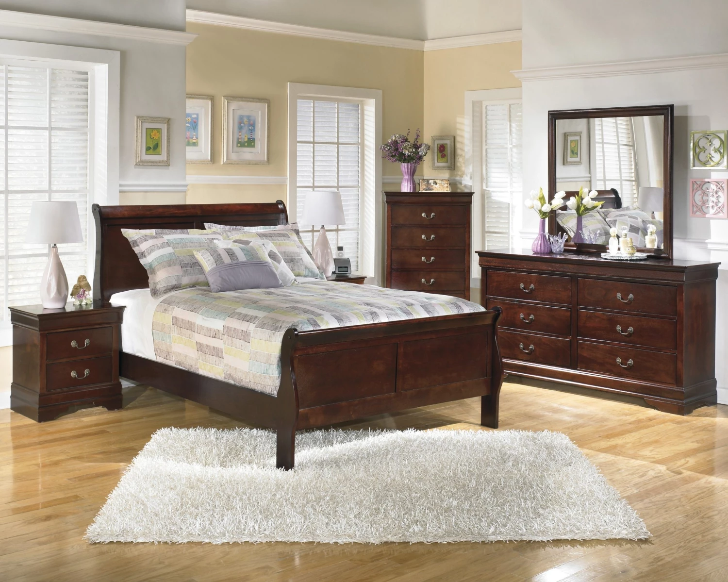 Ashley Alisdair Queen Sleigh Bed Beds 1 Ashley Alisdair Queen Sleigh Bed Beds