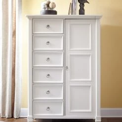Ashley Prentice White Door Chest