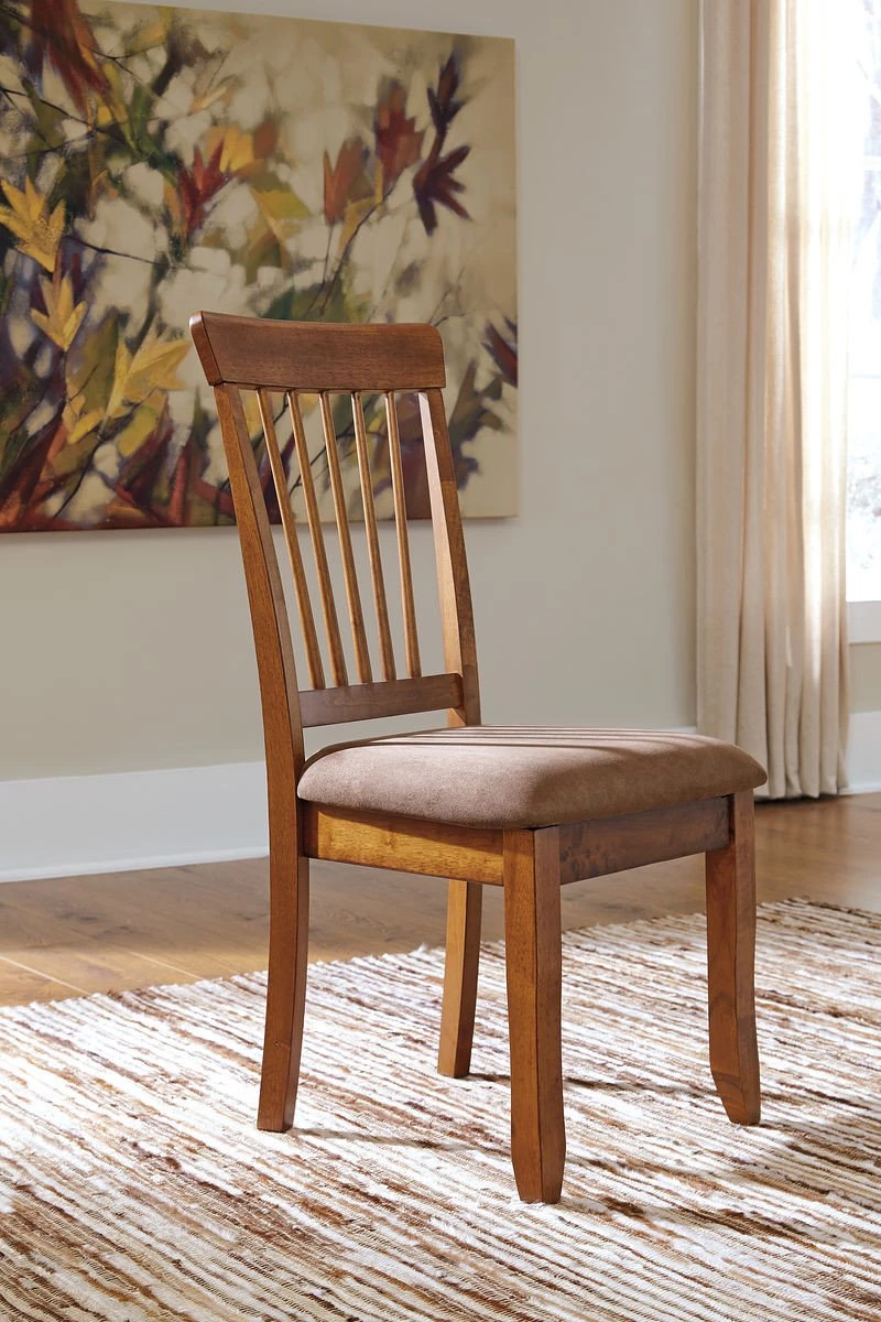 Ashley Berringer Rustic Brown Dining Upholstered Side Chair Dining Room 1 Ashley Berringer Rustic Brown Dining Upholstered Side Chair Dining Room