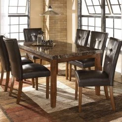 Ashley Dining Room Lacey Medium Brown Dining Upholstered Side Chair