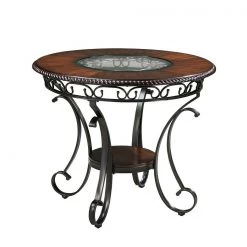 Ashley Glambrey Brown Round DRM Counter Table Dining Room