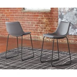 Ashley Dining Room Centiar Upholstered Barstool Grey