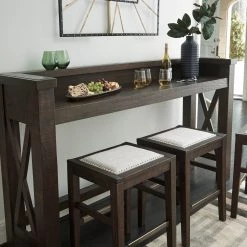 Ashley Dining Room Hallishaw Pub Table & 2 Barstools