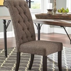Ashley Tripton Medium Brown Dining Upholstered Side Chair Dining Room