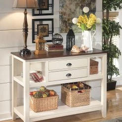 Ashley Whitesburg Brown/Cottage White Dining Room Server