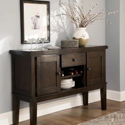 Ashley Haddigan Dark Brown Dining Room Server