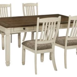 Ashley Dining Room Bolanburg Table & 4 Side Chairs
