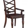 Ashley Porter Rustic Brown Dining Room Arm Chair