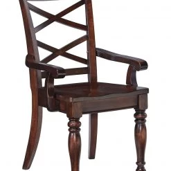 Ashley Porter Rustic Brown Dining Room Arm Chair
