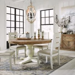 Ashley Grindleburg Dining Room Table 6 Side Chairs & Server