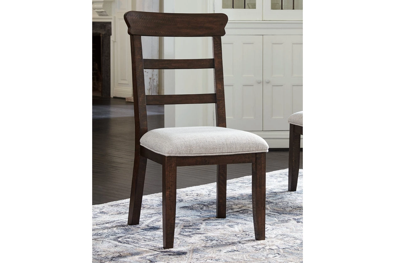 Ashley Hillcott Dark Brown Upholstered Side Chair 1 Ashley Hillcott Dark Brown Upholstered Side Chair