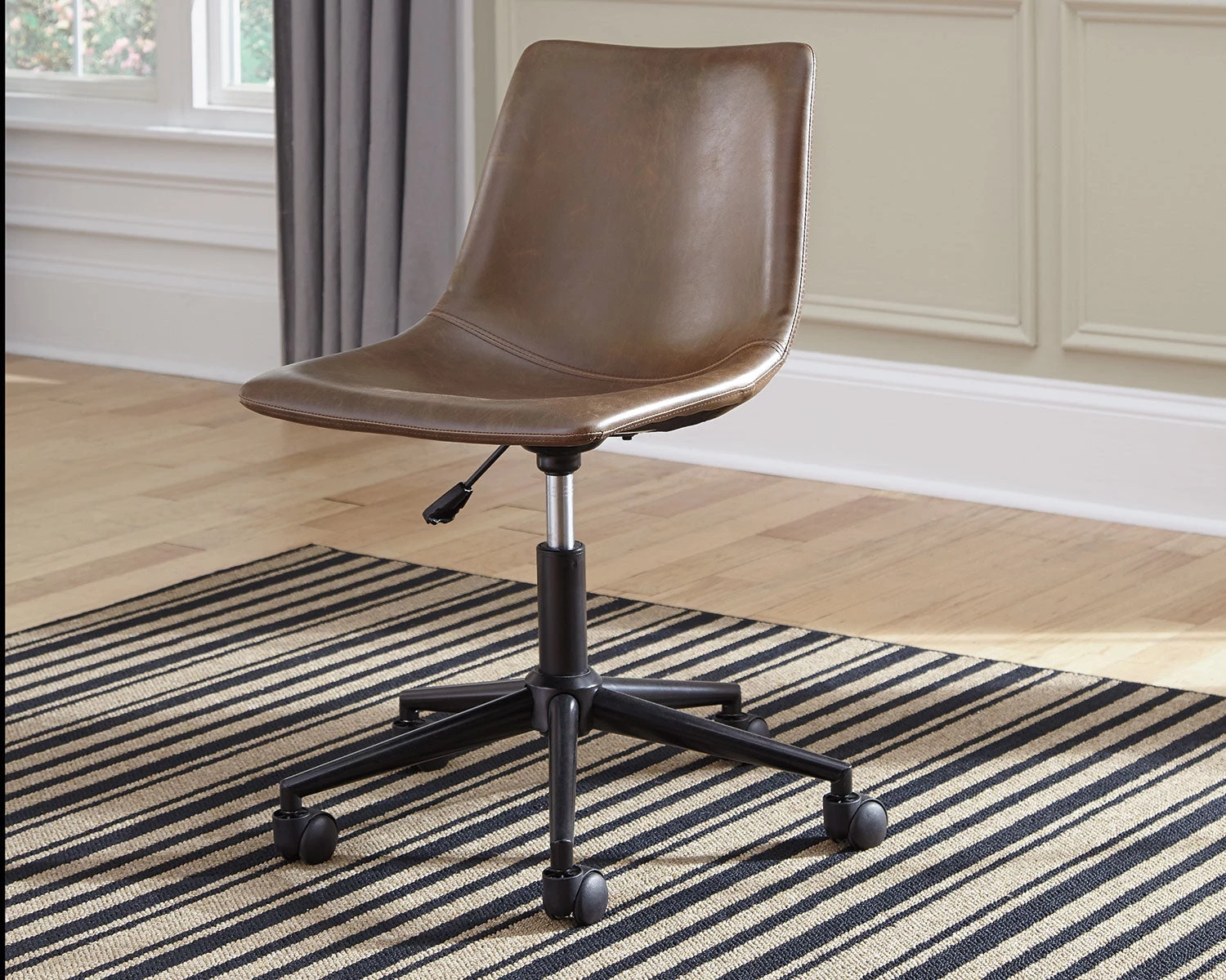 Ashley Brown Brown Home Office Swivel Chair 1 Ashley Brown Brown Home Office Swivel Chair