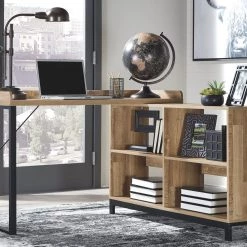 Ashley Office Gerdanet Light Brown L-Desk