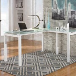 Ashley Office Baraga L-Shaped Desk