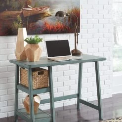 Ashley Mirimyn Teal Teal Home Office Small Desk