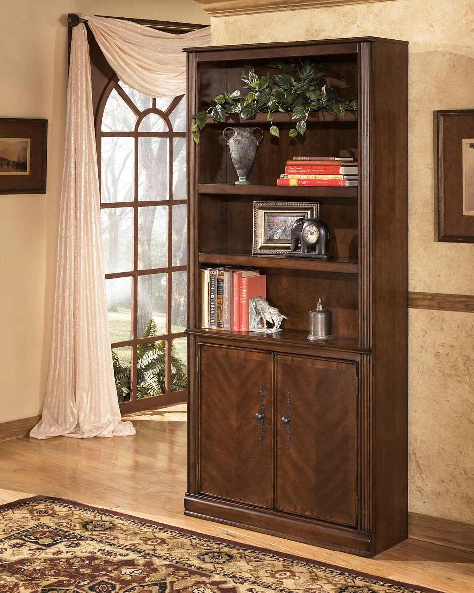Ashley Office Hamlyn Medium Brown Large Door Bookcase 1 Ashley Office Hamlyn Medium Brown Large Door Bookcase