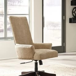 Ashley Office Baldridge Upholstered Swivel Desk Chair