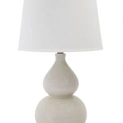 Ashley Saffi Cream Ceramic Table Lamp
