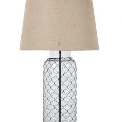 Ashley Sharmayne Transparent Glass Table Lamp Accents