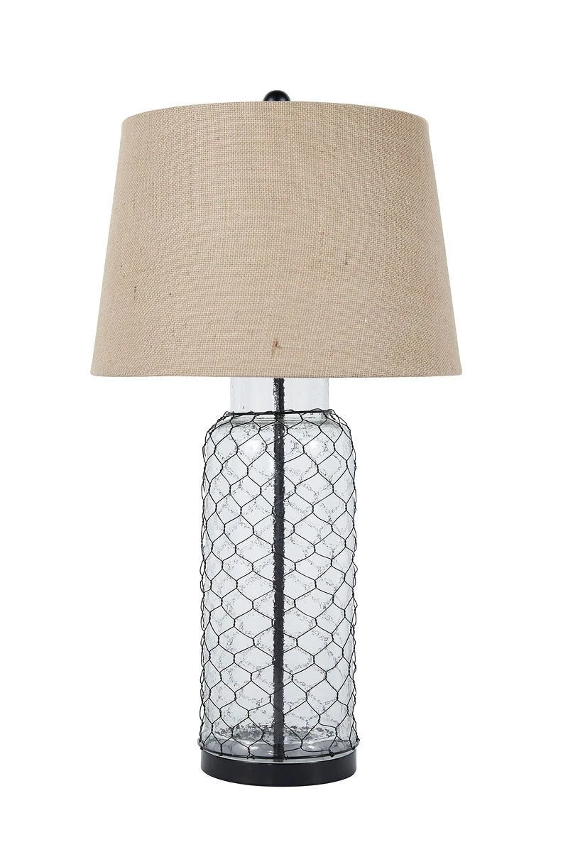 Ashley Sharmayne Transparent Glass Table Lamp Accents 1 Ashley Sharmayne Transparent Glass Table Lamp Accents