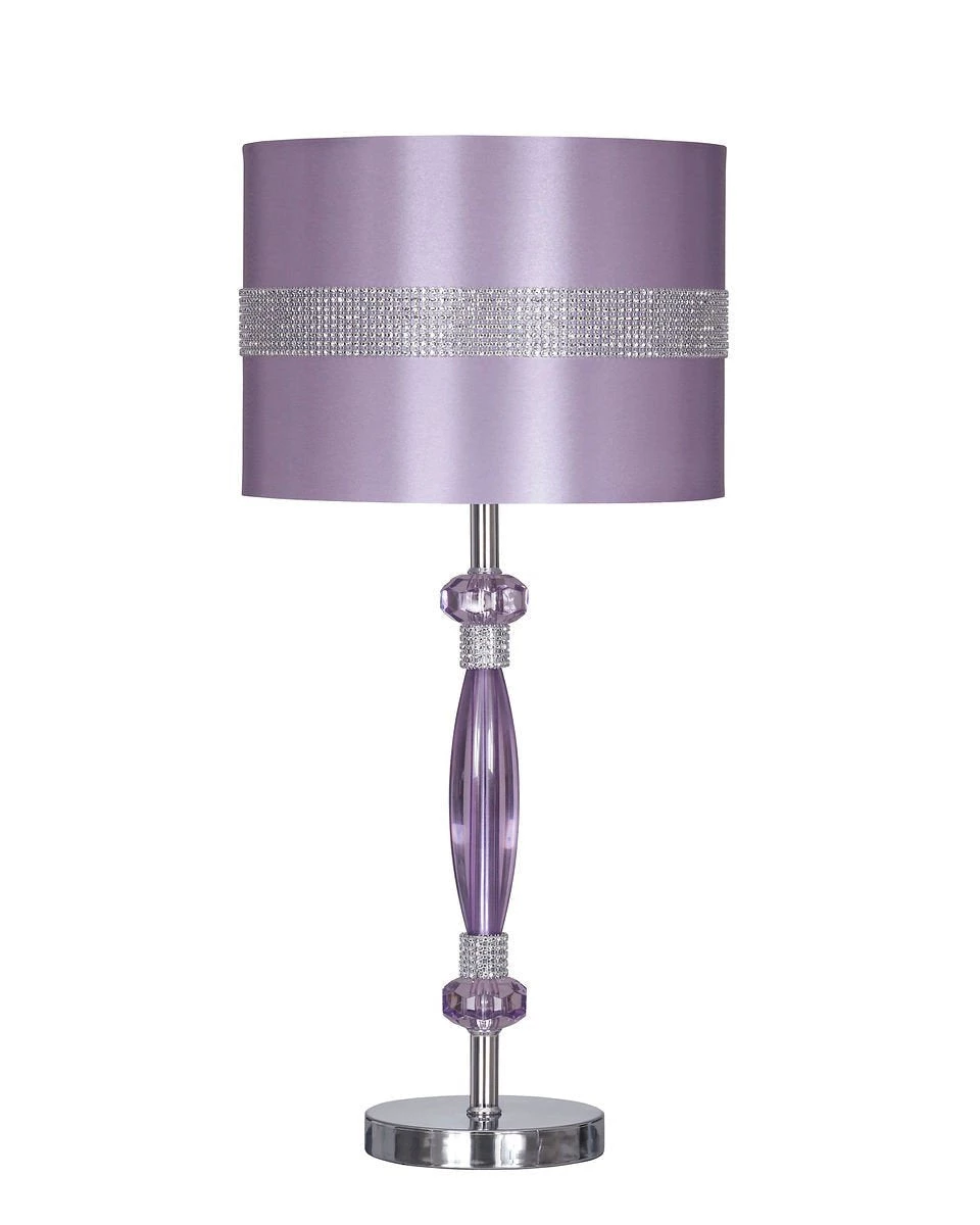 Ashley Nyssa Purple Metal Table Lamp Accents 1 Ashley Nyssa Purple Metal Table Lamp Accents