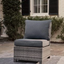 Ashley Outdoor Salem Beach Armless Chair With Cushion