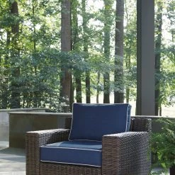 Ashley Grasson Lane Lounge Chair With Cushion Outdoor