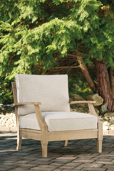 Ashley Outdoor Clare View Lounge Chair With Cushion 1 Ashley Outdoor Clare View Lounge Chair With Cushion