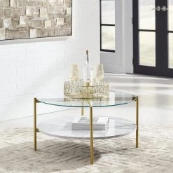 Ashley Wynora Round Cocktail Table