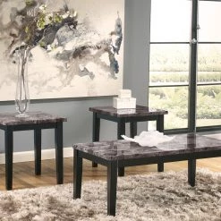 Ashley Maysville Black Occasional Table Set (set Of 3)