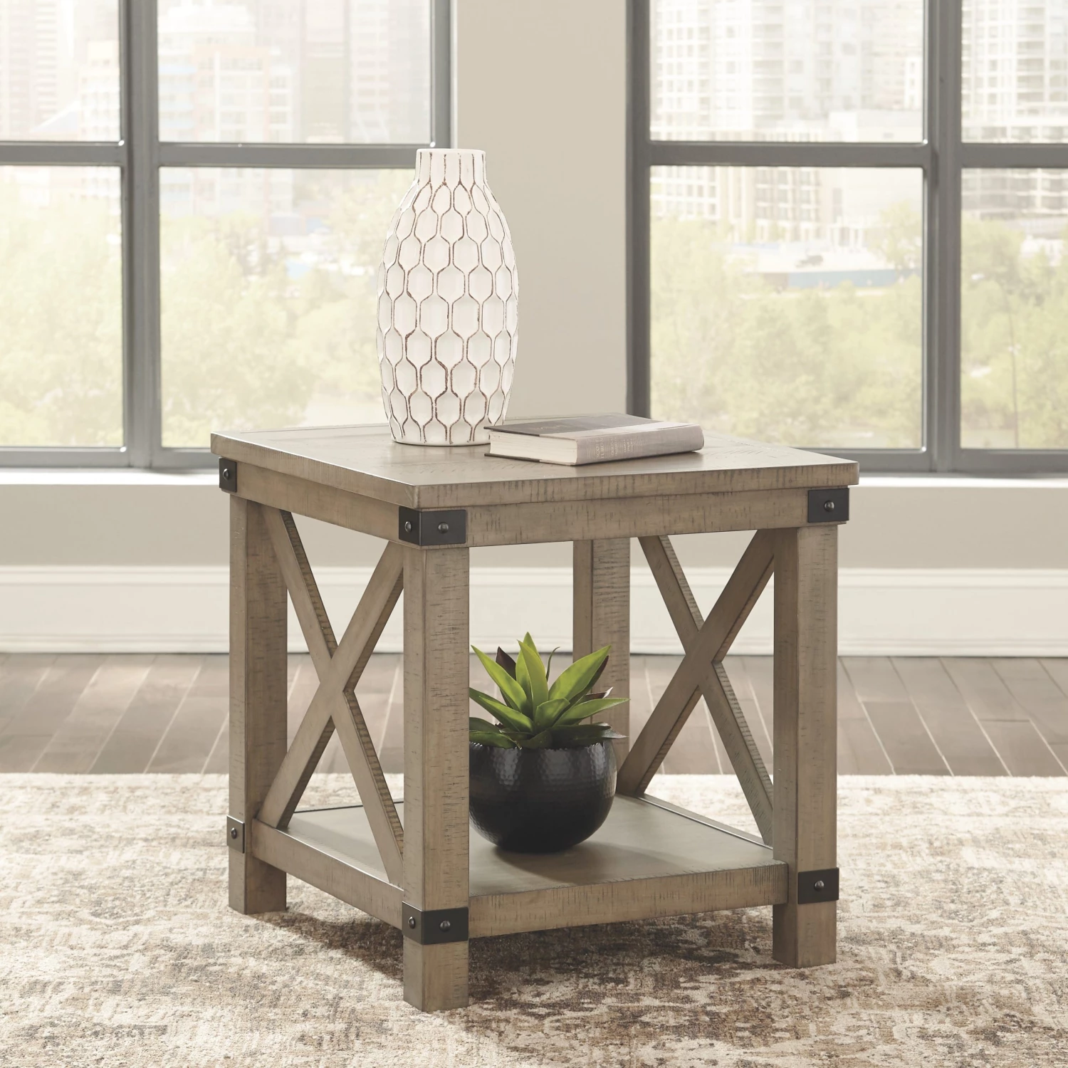 Ashley Aldwin Rectangular End Table 1 Ashley Aldwin Rectangular End Table
