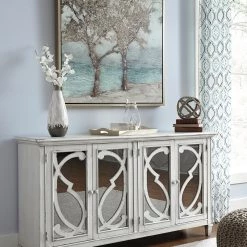 Ashley Mirimyn Gray Door Accent Cabinet