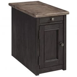Ashley Tyler Creek Grayish Brown/Black Chair Side End Table End Tables