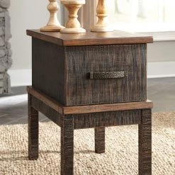Ashley Living Room Stanah Two-tone Chair Side End Table