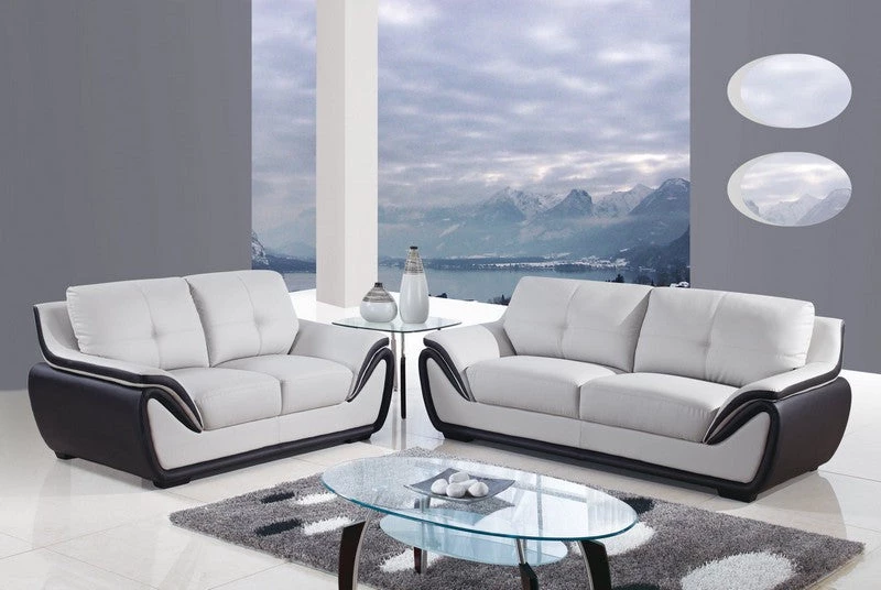 Global Emani Grey And Black Living Room Set 1 Global Emani Grey And Black Living Room Set