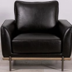 Global Living Room Blanche Black Chair