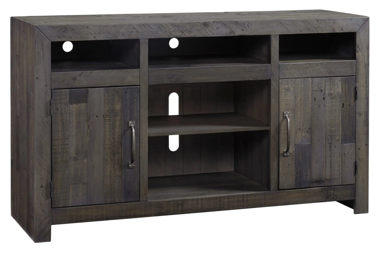 Ashley Mayflyn Charcoal Large TV Stand With Fireplace Option 1 Ashley Mayflyn Charcoal Large TV Stand With Fireplace Option