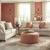 Ashley Living Room Almanza Wheat Sofa Loveseat & Chair And A Half