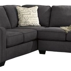 Ashley Alenya Charcoal RAF Loveseat & LAF Sofa Sectional Living Room